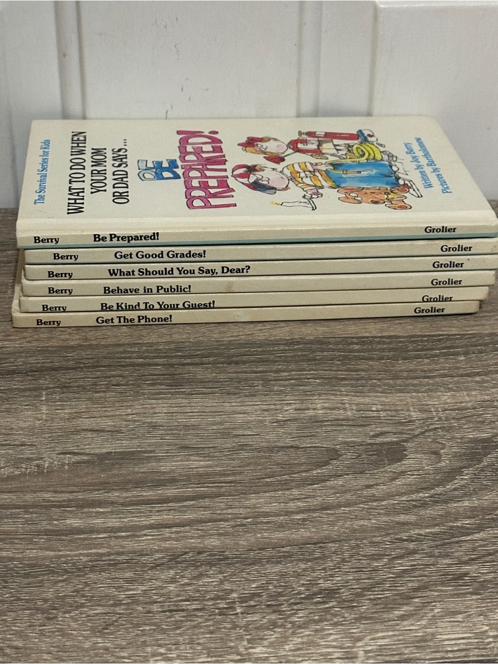 What to Do When Your Mom or Dad Says . . . Books by Joy Wilt Berry Set Of 6 GUC